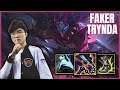 T1 FAKER TRYNDAMERE MID VS GALIO - KR PATCH 11.18