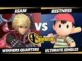 The April Minor Winners Quarters - ESAM (Shulk, Pikachu) Vs. BestNess (Ness) Smash Ultimate - SSBU
