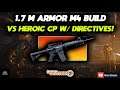 The Division 2 -  MY 1,7 M ARMOR M4 BUILD VS HEROIC CONTROL POINTS WITH DIRECTIVES ACTIVATED!