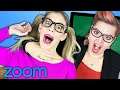 We Crashed Real Zoom School Classes by Hacking In! (Bad Idea) Rebecca Zamolo