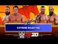 WWE 2K20 John Cena & Daniel Bryan VS. Triple H & Randy Orton | WWE 2K20 Tag Team Extreme Rules Match