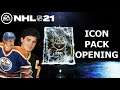 89 OVERALL BRONZE ICON! | NHL 21 HUT Pack Opening