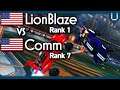 Best Debut Ever? | Comm vs Lionblaze (Rank 1) | 1v1 Rocket League