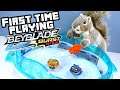 Beyblade Burst Rise Toys - My First Time Playing! Hasbro