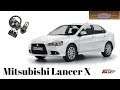 [ City Car Driving ] Mitsubishi Lancer X - тест драйв, обзор Logitech G27