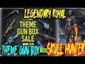 Free Fire And Theme Gun Box Discount Sale | Legendary Royal Skull Hunter Costume In Free Fire | tgz