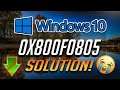 How to Fix Windows Update Error 0x800f0805 in Windows 10 [Tutorial] 2023
