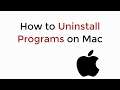 How to Uninstall Programs on Mac Completely UPDATED