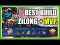 HOW TO USE ZILONG ITEM BUILD TUTORIALS MVP 2022 ML Mobile Legends - AndroidGamesOcean