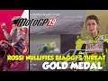 MotoGP 19 Rossi Nullifies Biaggi's Threat Gold Medal (Historical Challenge)