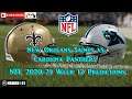New Orleans Saints vs. Carolina Panthers | NFL 2020-21 Week 17 | Predictions Madden NFL 21