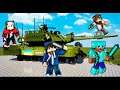 Tanks vs Minecraft! - Brick Rigs. Multiplayer Gameplay