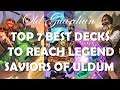 Top 7 Best Decks to play to Legend in Hearthstone Saviors of Uldum