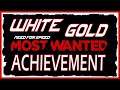 'White Gold' Achievement (20 GS) / Need for Speed: Most Wanted - XBOX 360 (2012)