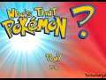 Who's That Pokémon [Adobe Flash Player] Gameplay