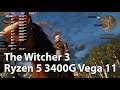 AMD Ryzen 5 3400G Review - The Witcher 3: Wild Hunt - Gameplay Benchmark