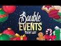 Bauble Events - Holiday Event List for StreamElements & StreamElements