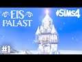 Eis Palast bauen #1 ❄️ Frozen Ice Castle #noCC Die Sims 4 Let's Build (deutsch)