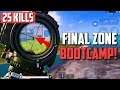 Final Zone Bootcamp Push! | 25 Kills Solo vs Squad | PUBG Mobile Pro Sanhok TPP Gameplay