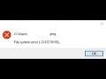 How To Fix File System Error (-2147219195) On Windows 10