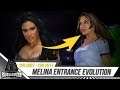 Melina Entrance Evolution: SVR 07 - SVR 11 #WWE #Melina