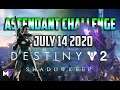 Ascendant Challenge July 14 2020  Solo Guide | Destiny 2 | Corrupted Eggs End of Season of Arrivals