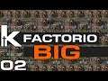 Factorio BIG - Ep 2 | Building the Wall | Factorio Megabase in 0.18