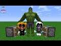 FNF PUMP AND SKID + MARVEL HULK = ??? | Friday Night Funkin' Characters in Minecraft
