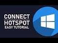 How To Connect Mobile Device To Hotspot on Windows 10