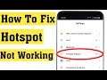 How To Fix Portable Wi‑Fi hotspot Not Open And Not Working Problem Solve