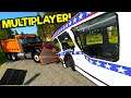 Multiplayer Police Chases & Massive Crashes! - BeamNG Multiplayer Mod Release