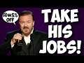 NPC media wants Ricky Gervais cancelled! Backlash tears!