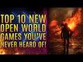 Top 10 NEW Unknown Open World Games You've Never Heard Of in 2021 2022! PC, PS5, Xbox Series X, PS4!