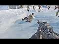 zombies, but the floor is slippery ice