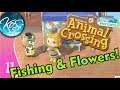 Animal Crossing - FISHING TOURNAMENT & FANTASTIC FLOWERS - New Horizons Let's Play, Ep 11