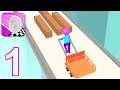 BRICK BUILDER - Walkthrough Gameplay Part 1 - INTRO (iOS Android)