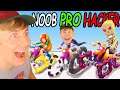 Can I GO NOOB vs PRO vs HACKER in SCRIBBLE RIDER (BEST WHEELS)