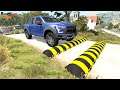 Cars vs Colored Massive Speed Bumps #7 - BeamNG.drive | BeamNG-Cars TV