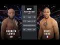 Derrick Lewis Vs. Ciryl Gane : UFC 4 Gameplay (Legendary Difficulty) (AI Vs AI) (PS4)