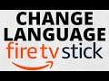 How to Change Language on Amazon Fire TV Stick - Change Language Back to English