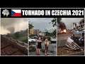 ⛈ Huge storm, severe weather and Tornado in Czech republic (June 2021)🌪
