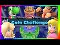 Mario Party 10 - Coin Challenge Yoshi vs Rosalina vs Peach vs Donkey Kong
