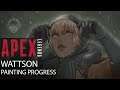 PAINTING PROGRESS | Apex Legends - Wattson | ClipStudio Timelapse