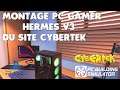 [PC BUILDING SIMULATOR] MONTAGE PC GAMER HERMES V3 DU SITE CYBERTEK [FR] (PS4 PRO)