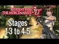 Resident Evil: Mercenaries 3D - Coop Playthrough (Stages 1-3 to 4-5)