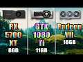 RX 5700 XT 8GB vs GTX 1080 Ti 11GB vs Radeon VII 16GB | PC Gaming Benchmark Test