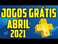SAIU ! JOGOS GRÁTIS PS PLUS ABRIL 2021 OFICIAL !!! NOVA PROMOÇÃO PS4 com MUITOS JOGOS!!