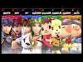 Super Smash Bros Ultimate Amiibo Fights   Request #3973 4 Team Battle at Luigi's Mansion