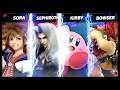 Super Smash Bros Ultimate Amiibo Fights – Sora & Co #260  Sora & Sephiroth vs Kirby & Bowser
