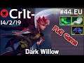Support Cr1t- [EG] plays Dark Willow!!! Dota 2 Full Game 7.22